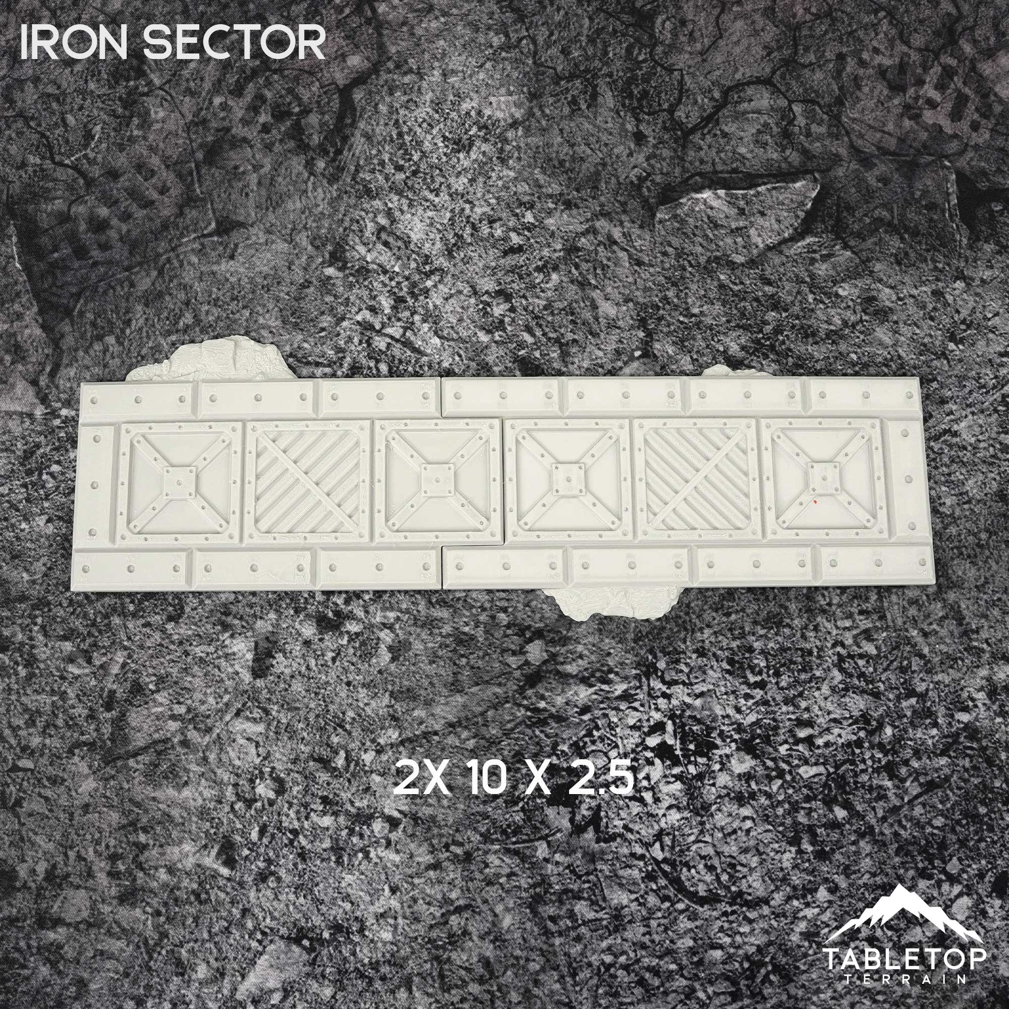 Iron Sector Template Set | 11e Terrain Template Set | Shipping Excluded - Image 5