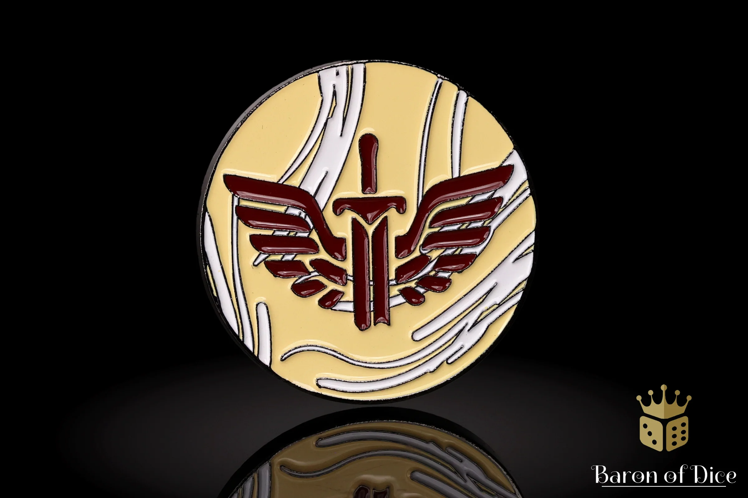 Metal Combat Gauge | Baron Coin™ Compatible | Broken Angels - Image 4