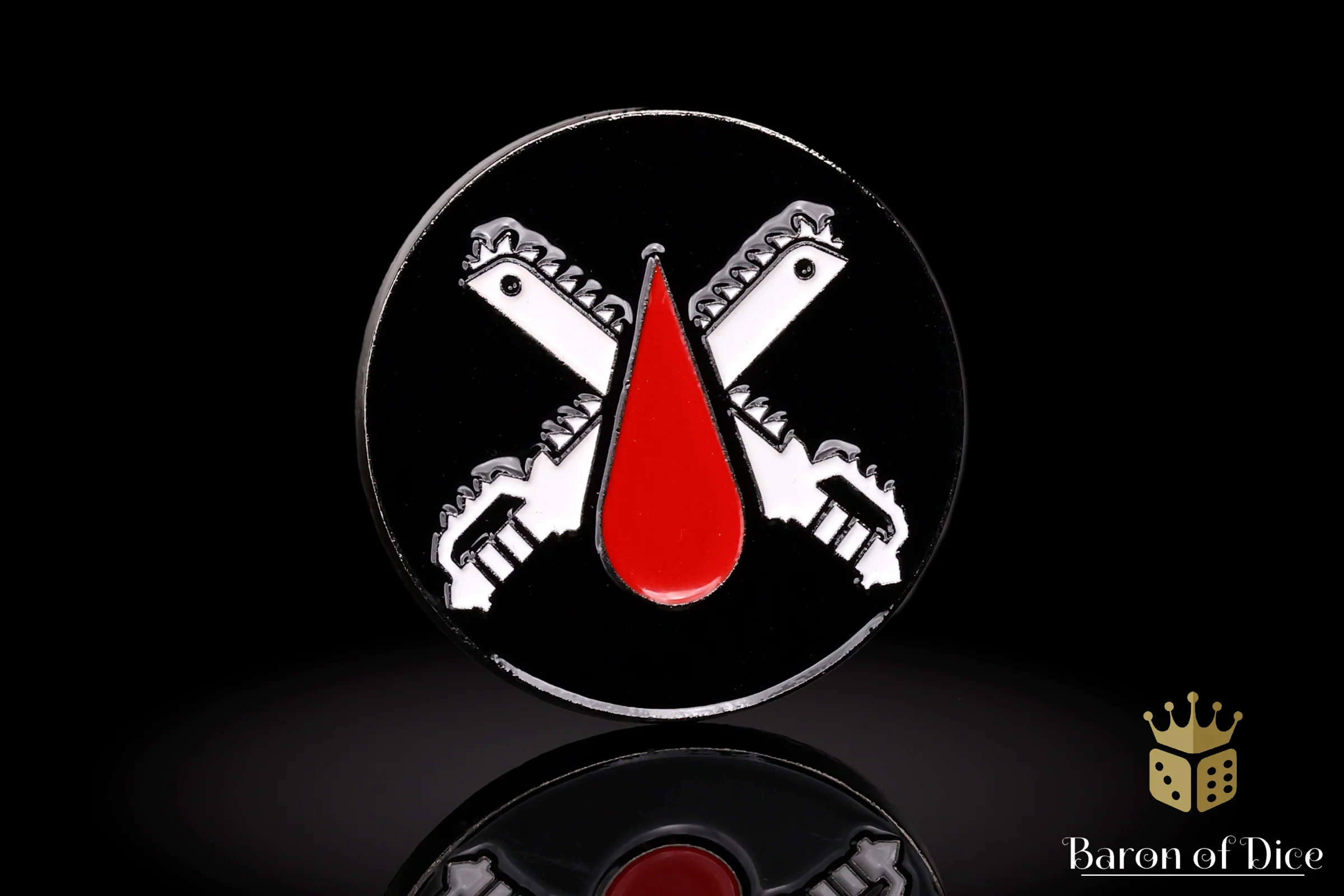 Metal Combat Gauge | Baron Coin™ Compatible | Chain Blades - Image 4