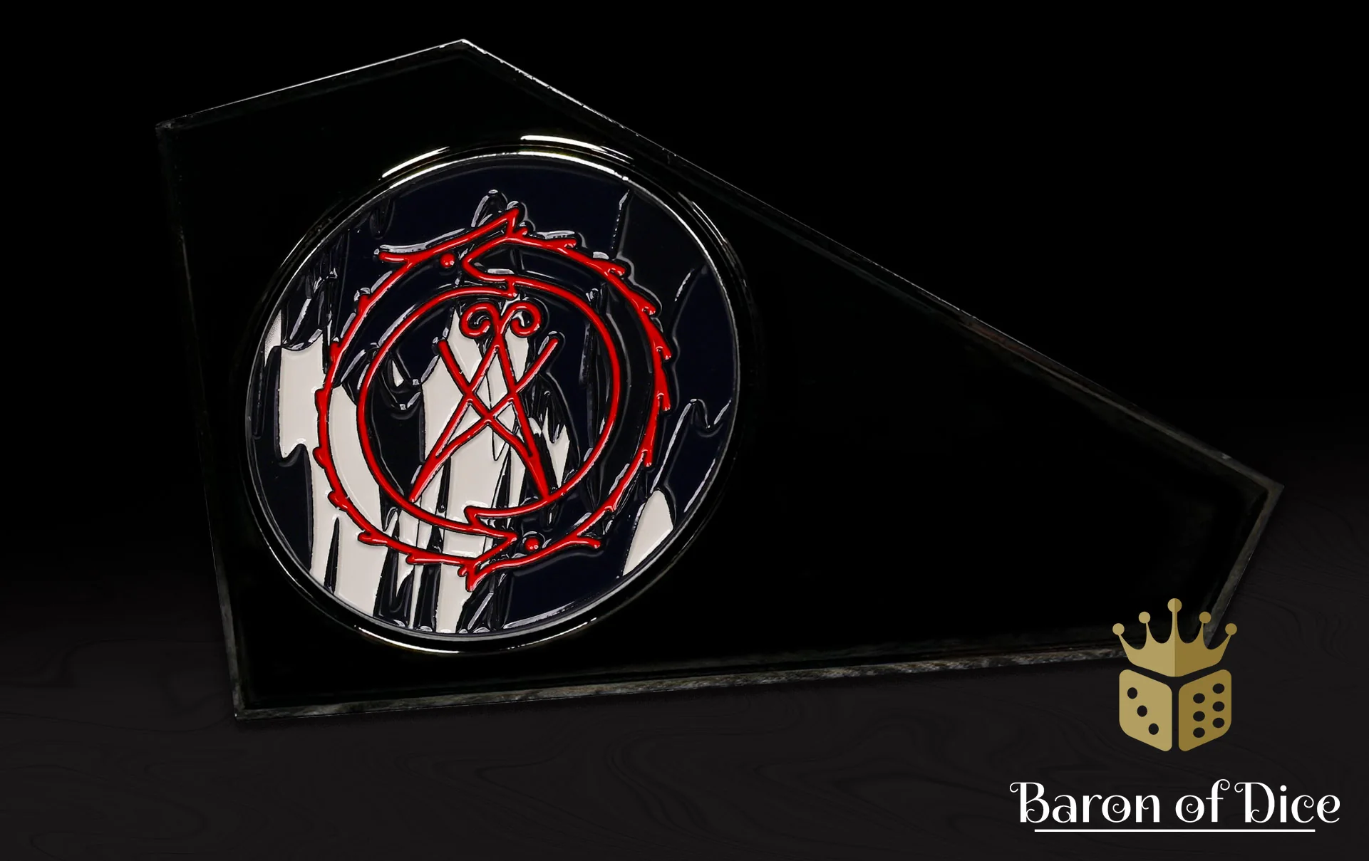 Metal Combat Gauge | Baron Coin™ Compatible | Trench Crusade: Court of The Seven Serpents