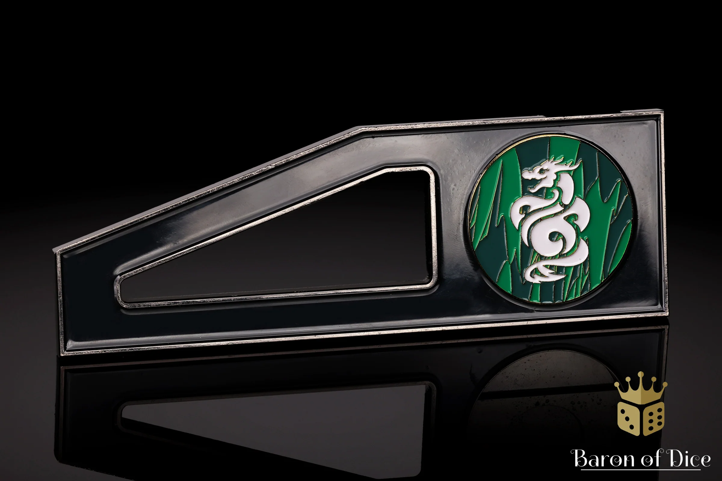 Metal Combat Gauge | Baron Coin™ Compatible | Jade Dragon - Image 2