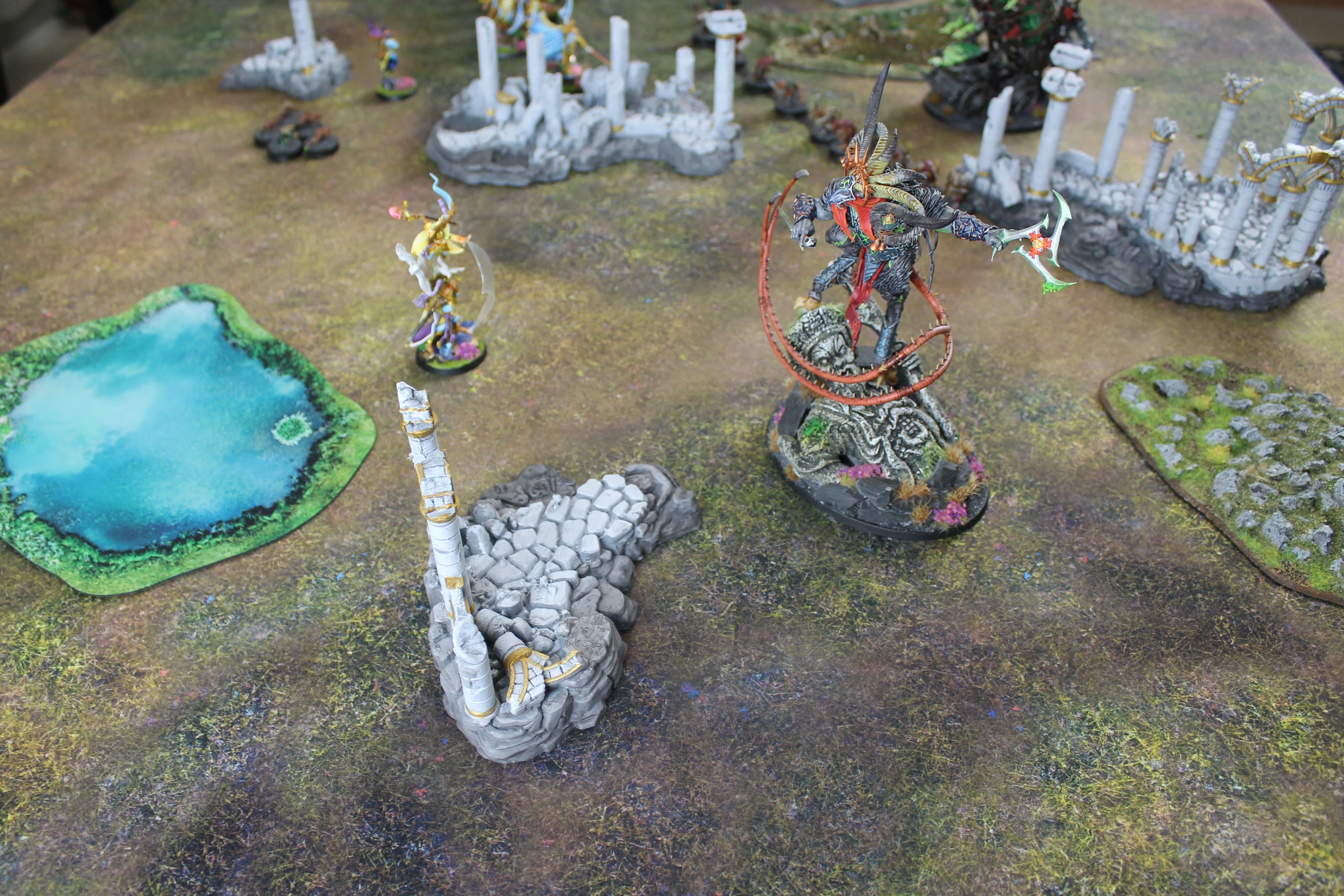 Autumn Prairie | Neoprene Battle Mat with Bag | Baron of Dice - Image 3
