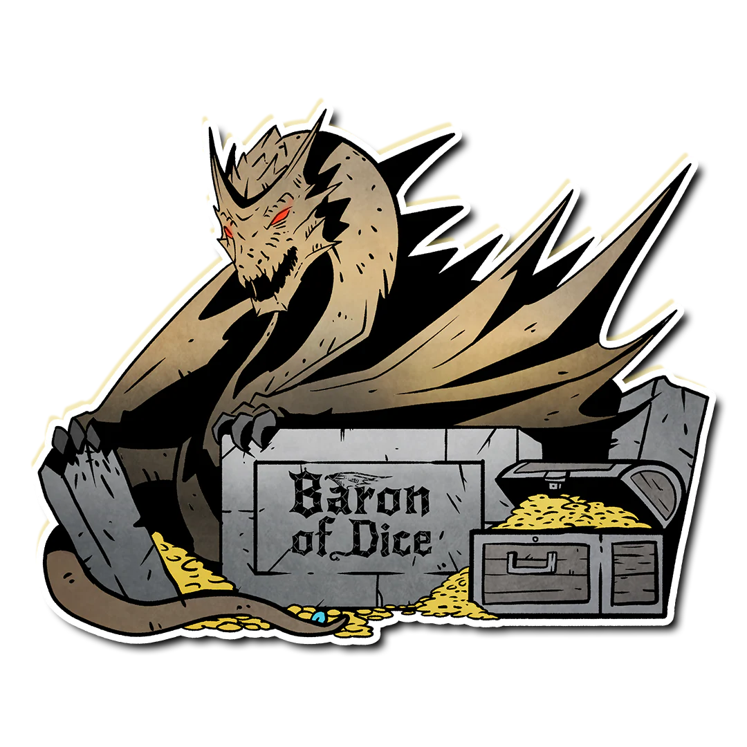 Premium Vinyl Stickers - Ancient Dragon