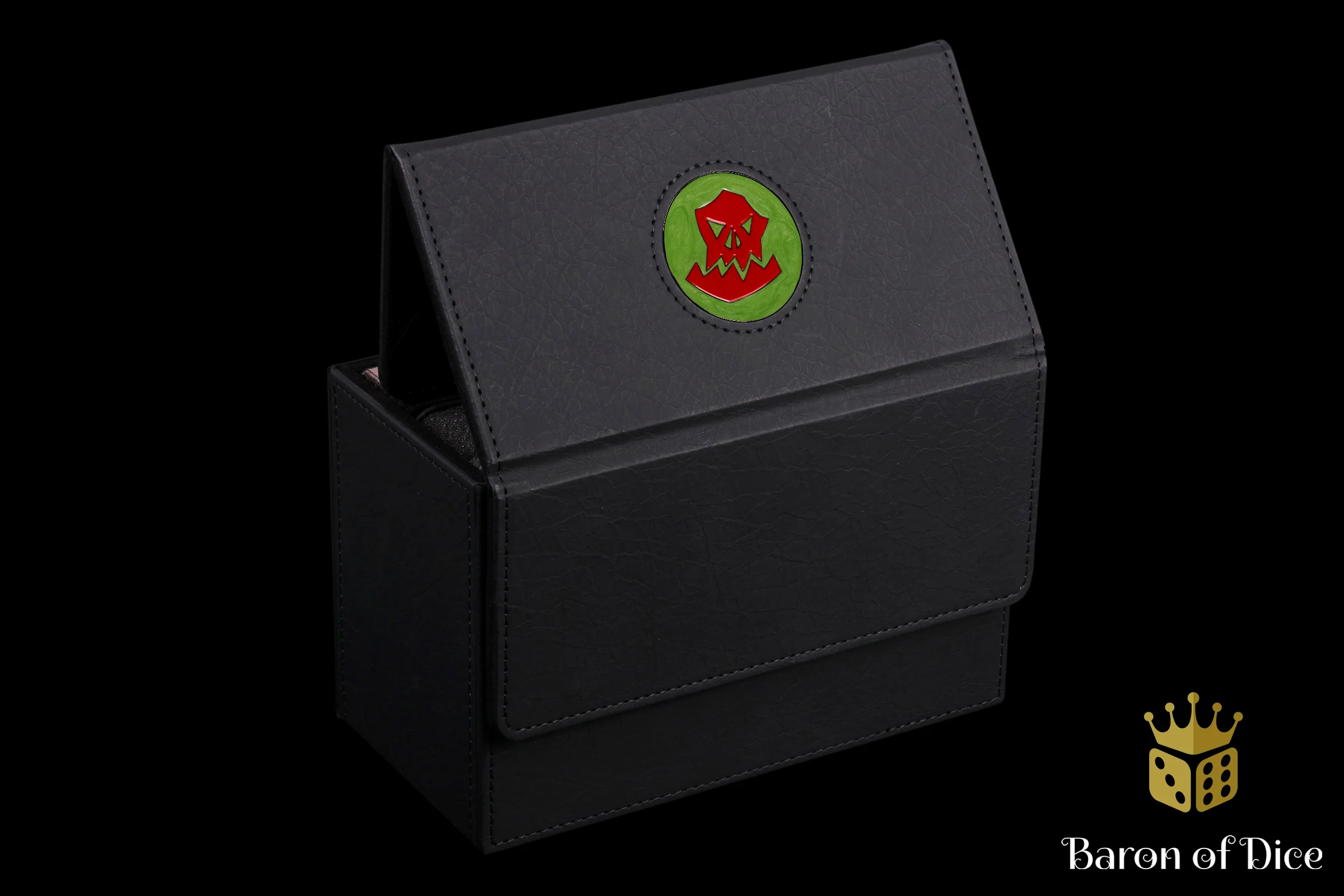Orc | Red | Wargaming & Datasheet Box | Baron's Coin™ Compatible - Image 2