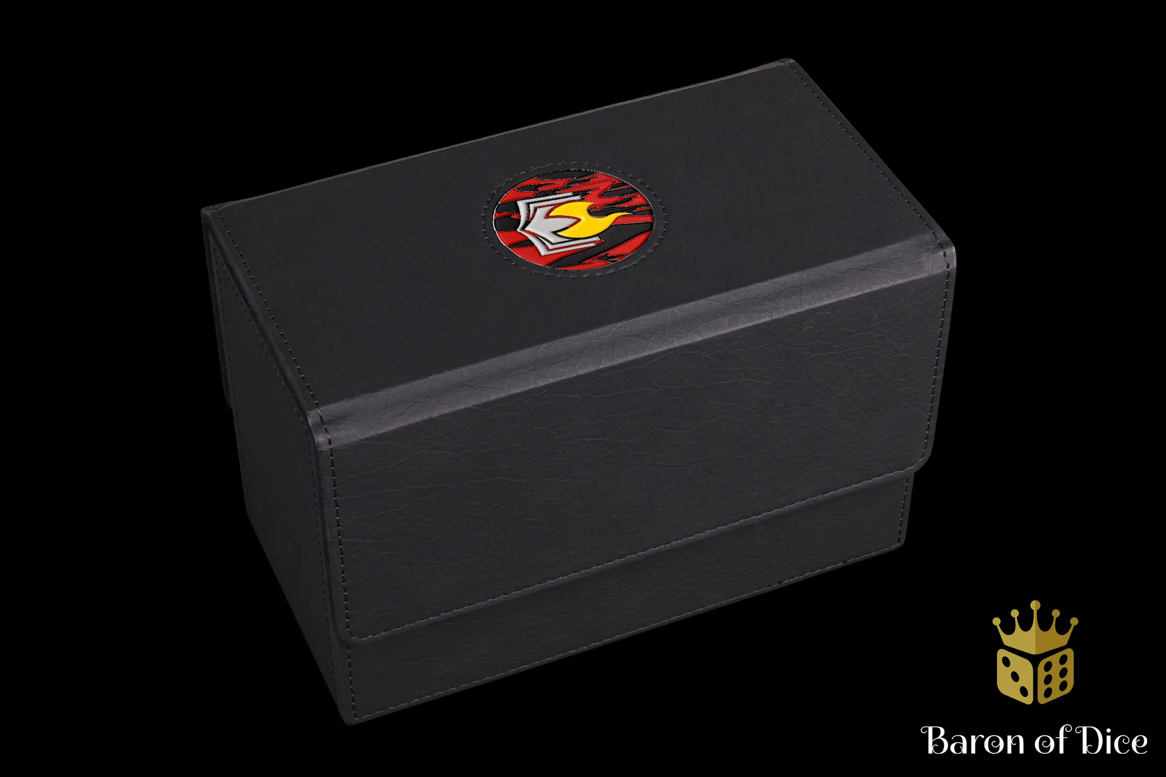 Scorched Book | Wargaming & Datasheet Box | Baron's Coin⢠Compatible