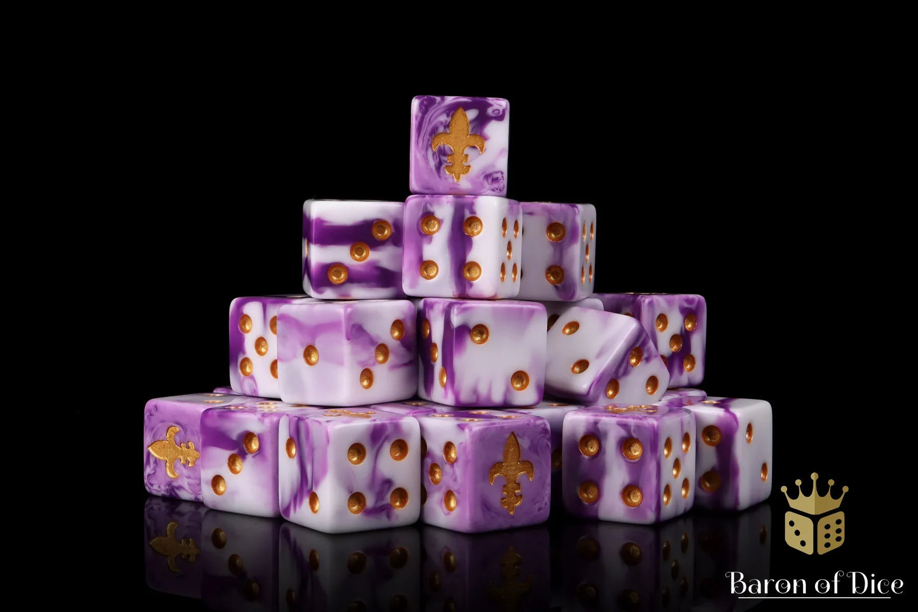 Fleur De Lis - Purple - Image 2
