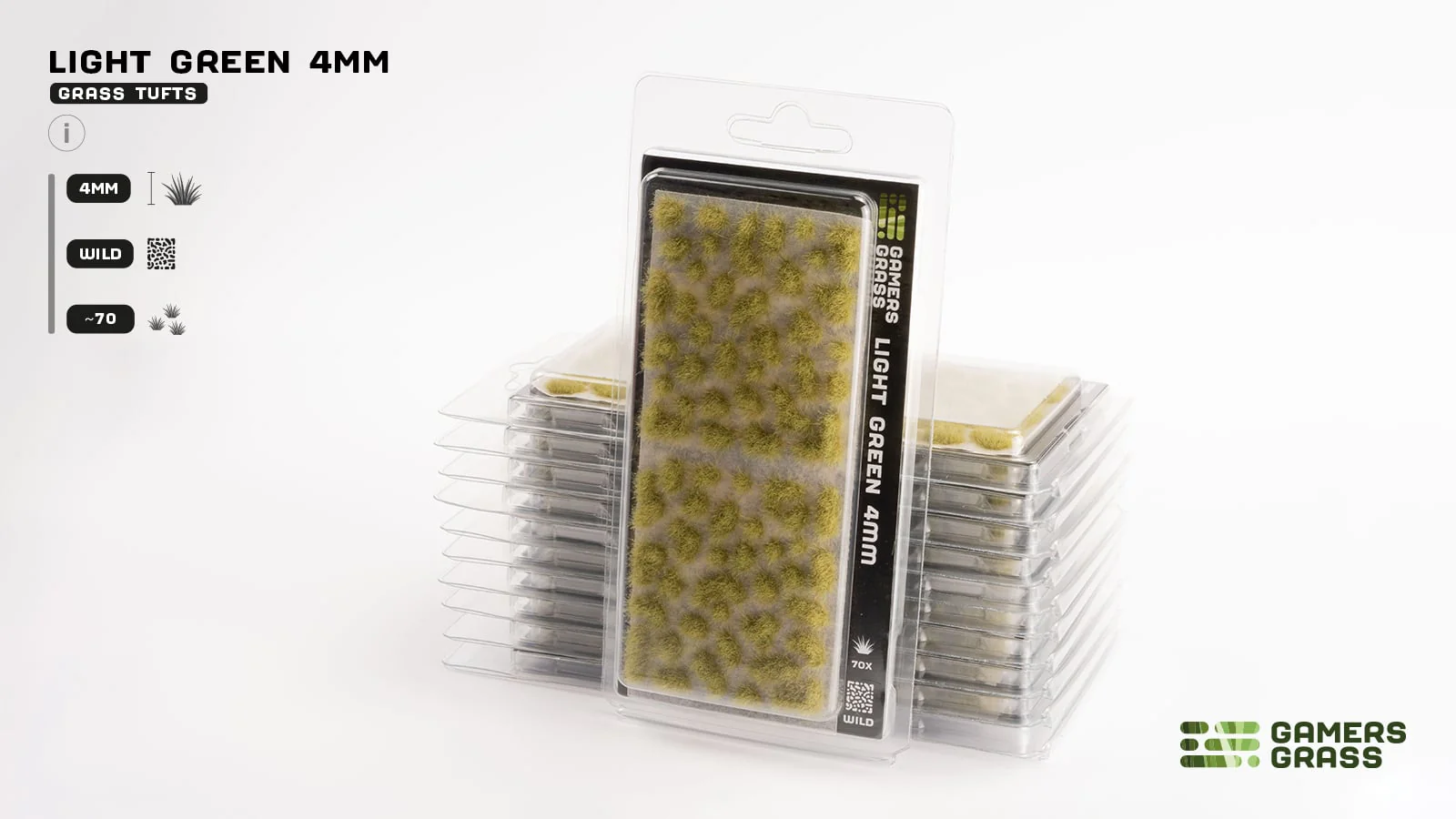 Gamers Grass | Grass Tuft | Light Green | 4mm