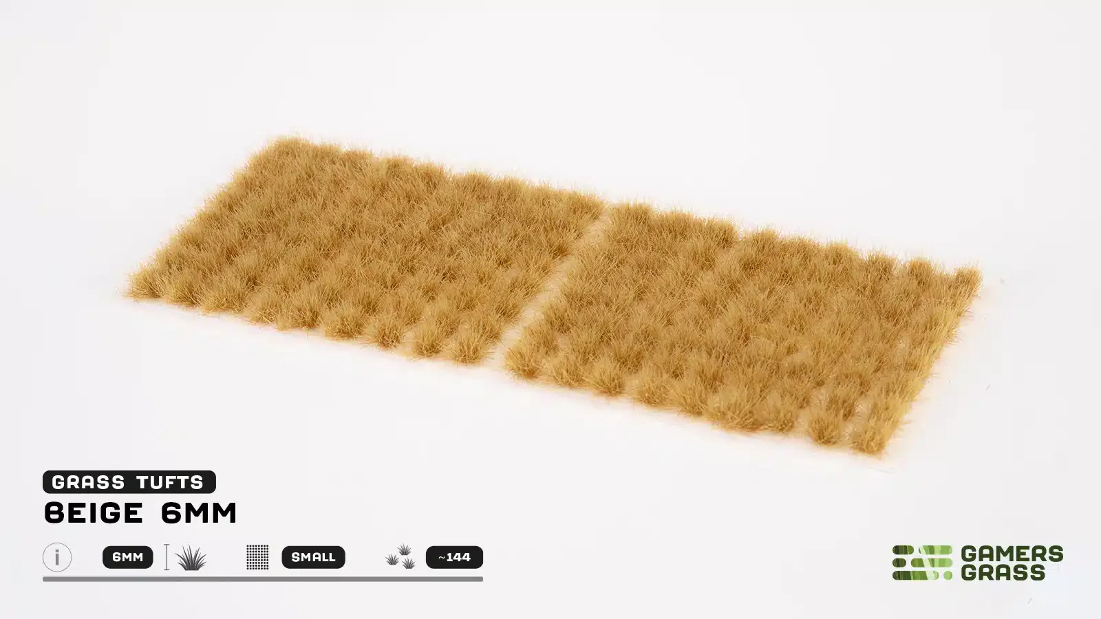 Gamers Grass | Grass Tuft | Small 6mm | Beige - Image 3