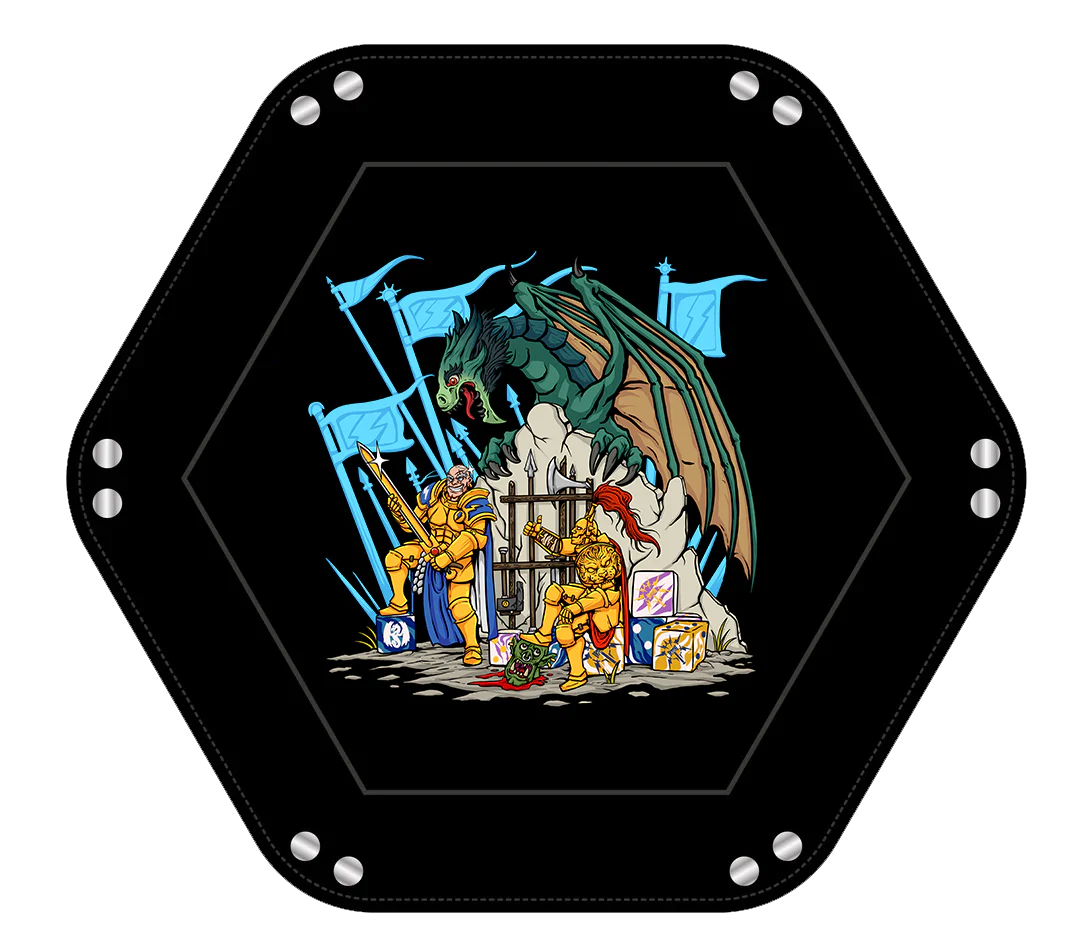 Golden Boys | Premium Dice Tray - Image 3