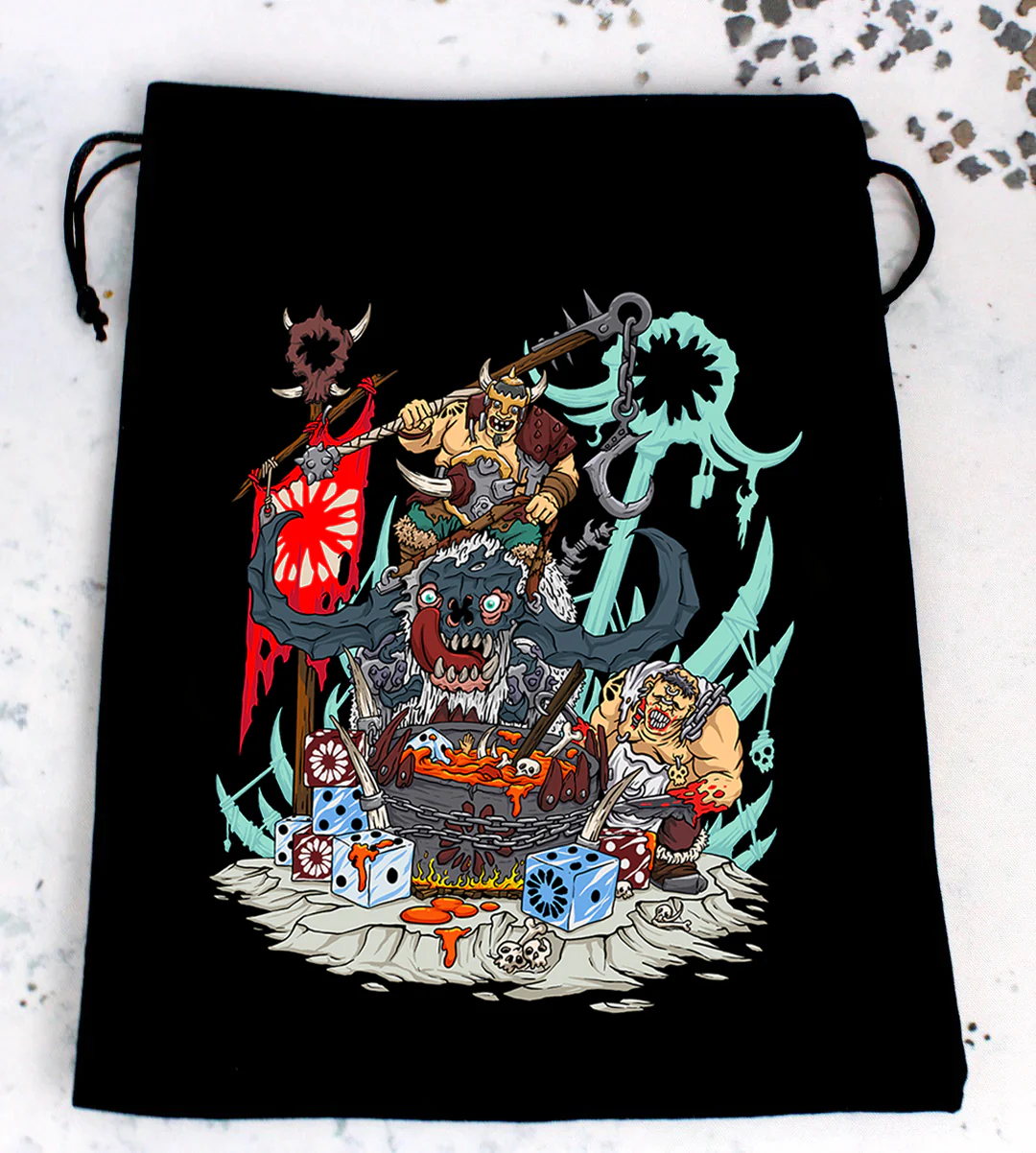 Premium Black Dice Bags - Image 17