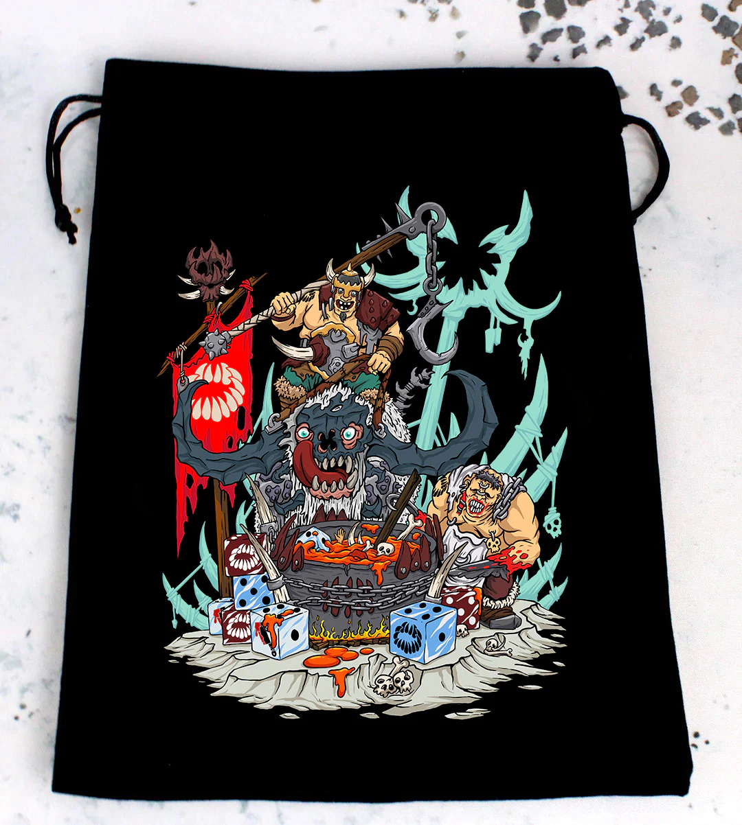 Premium Black Dice Bags - Image 54
