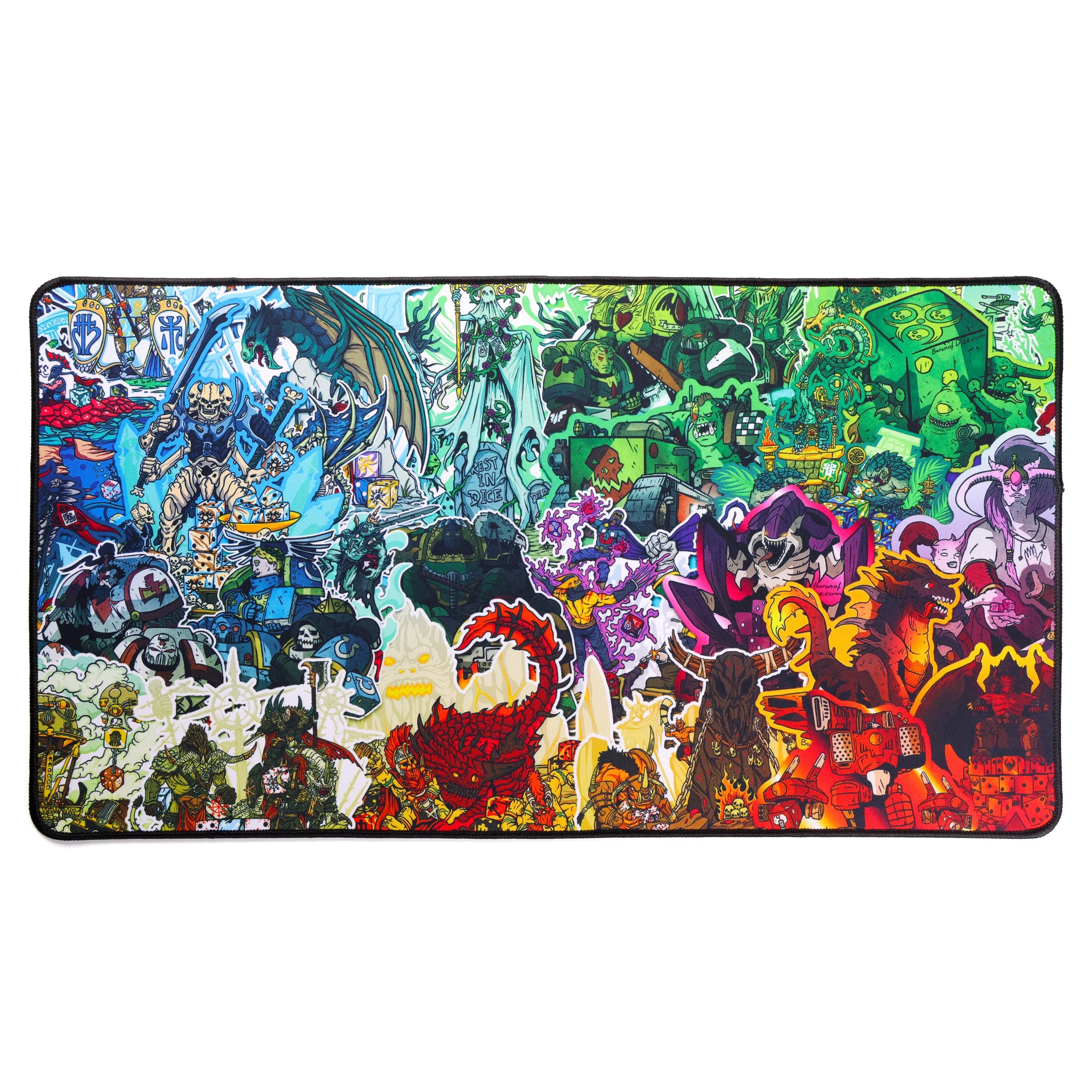 Premium Oversized Playmat - Grimdark Collage - Image 3