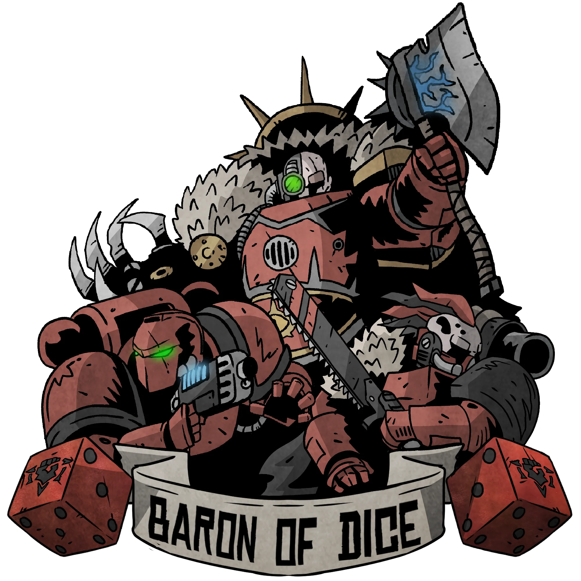 Premium Vinyl Stickers | Chaos Corsairs