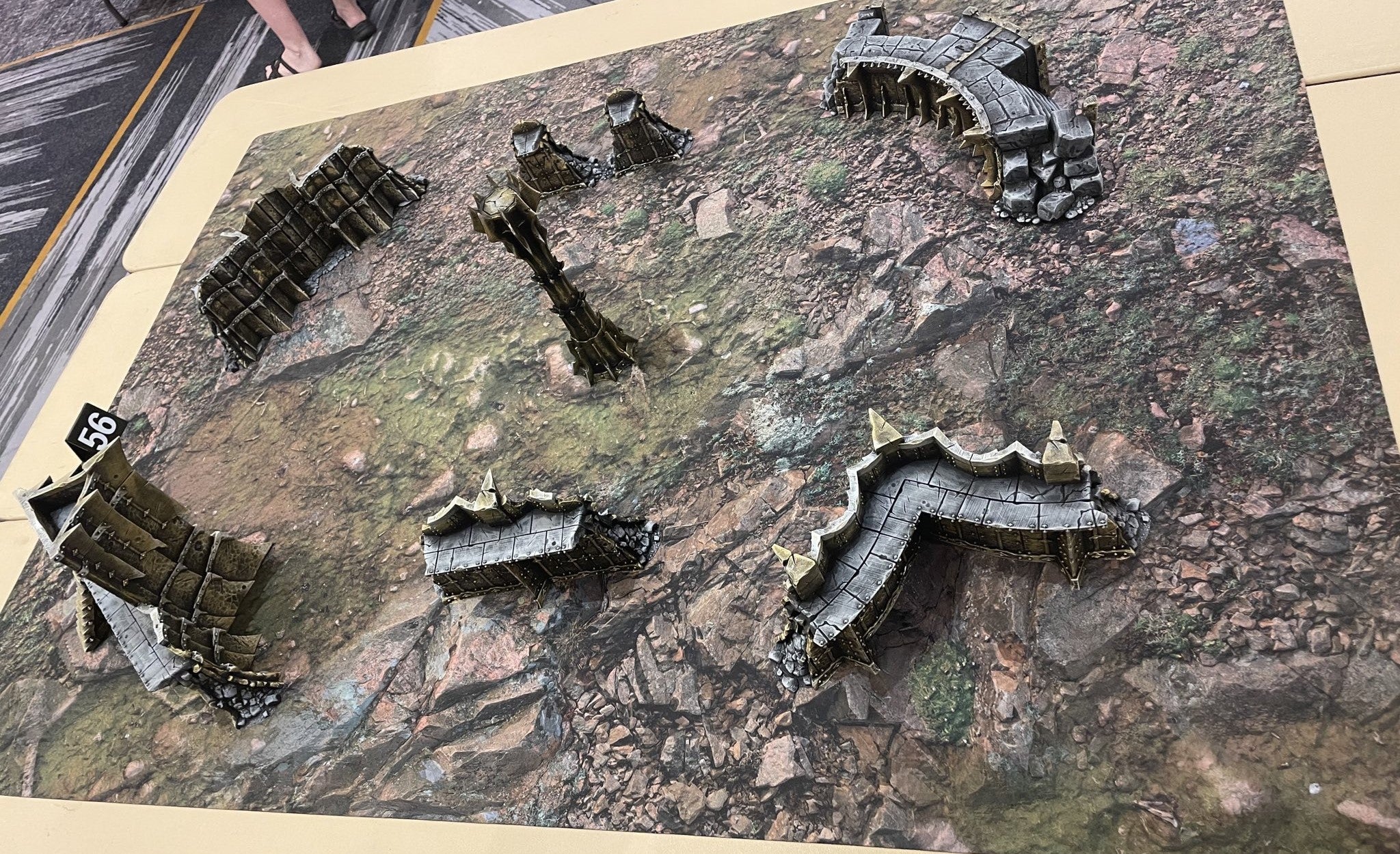 Rocky Highlands | Neoprene Battle Mat with Bag | Baron of Dice - Image 4