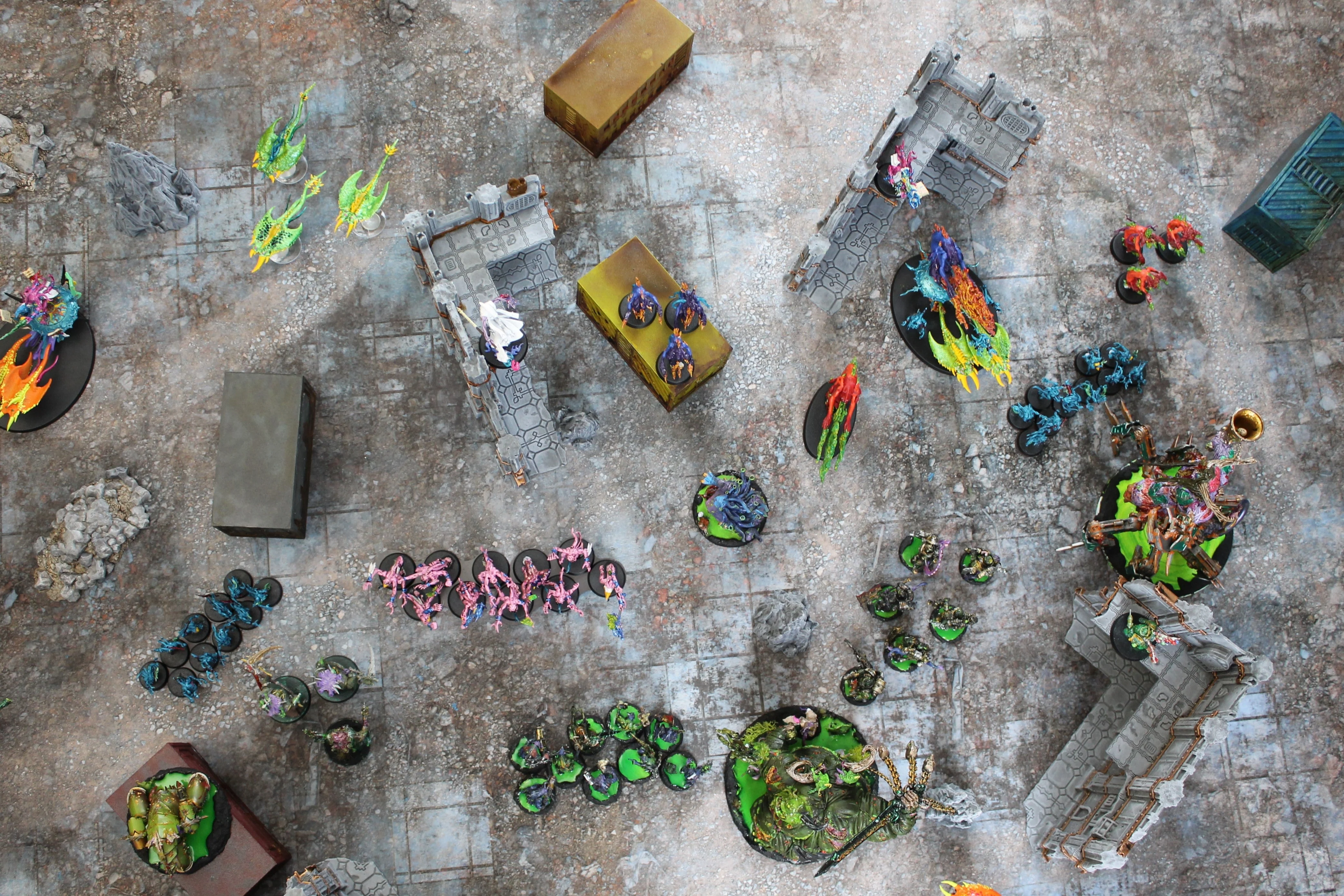 Urban Ruins | Neoprene Battle Mat with Bag | Baron of Dice - Image 3