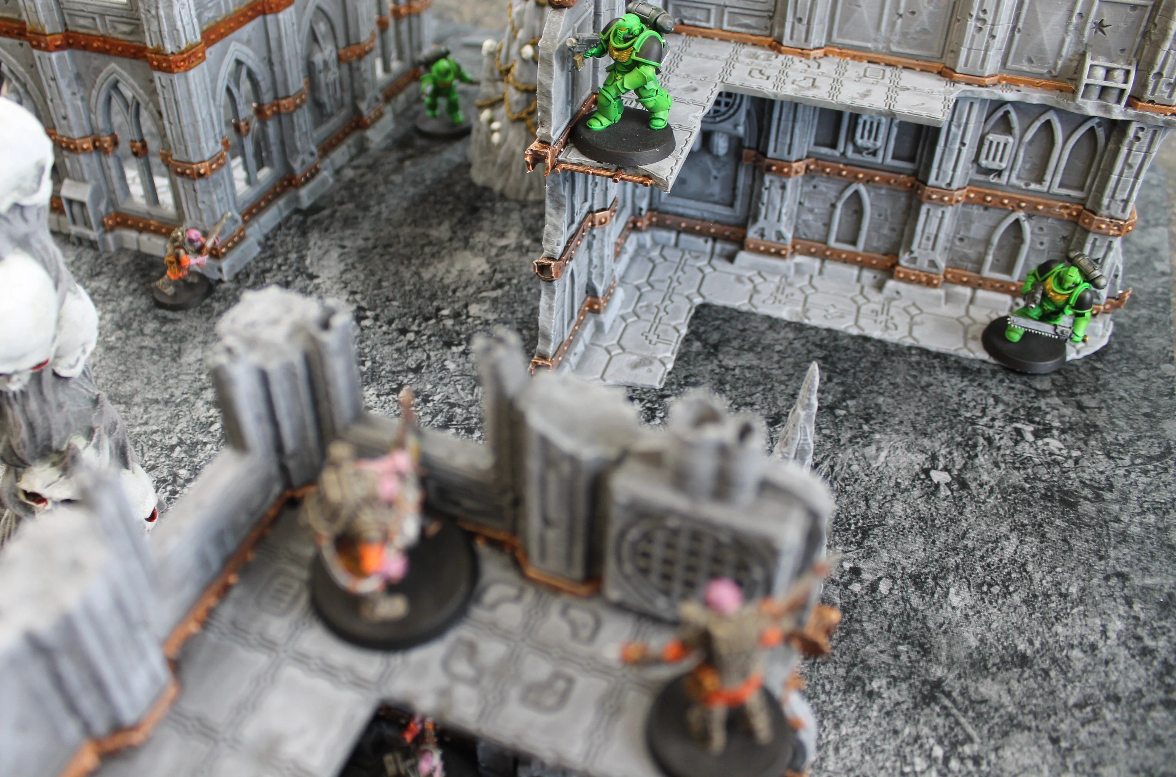 Urban Ruins | Neoprene Battle Mat with Bag | Baron of Dice - Image 9