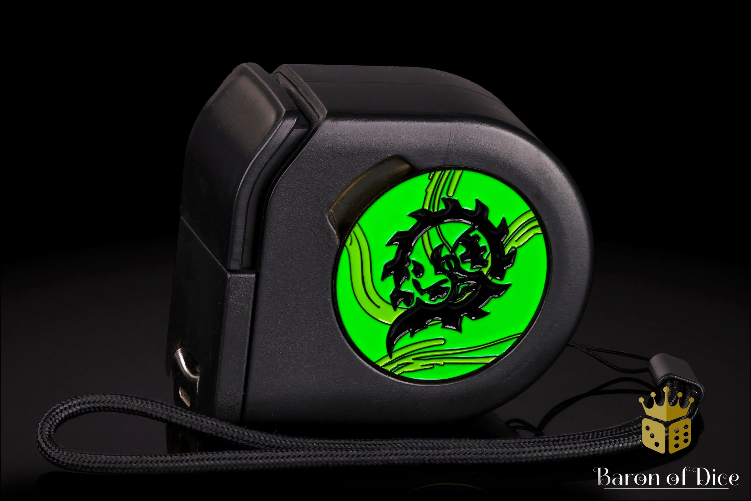 Wargaming Tape Measure | Baron's Coin⢠Compatible | Warmachine: Cryx
