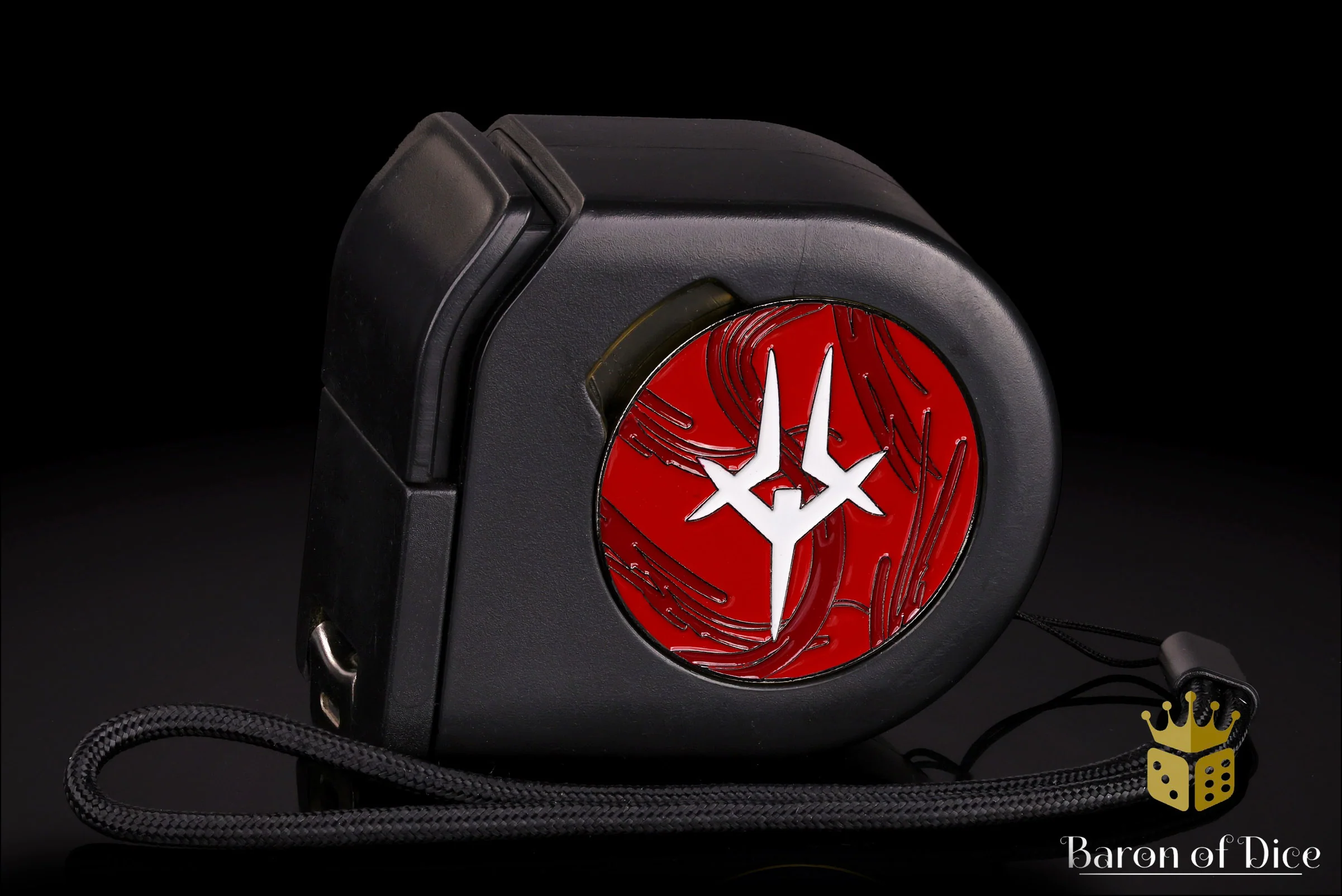 Wargaming Tape Measure | Baron's Coin⢠Compatible | Warmachine: Infernals