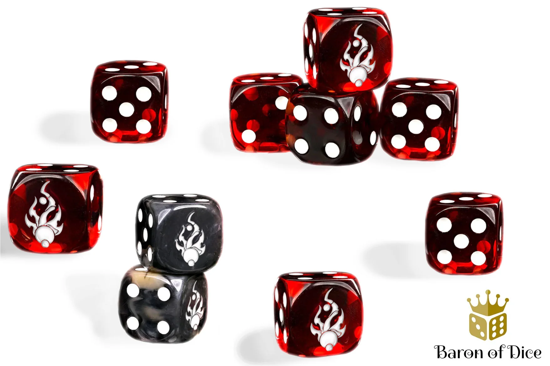 Warmachine: Dusk Fane of Nyrro Official Dice Set - Image 3