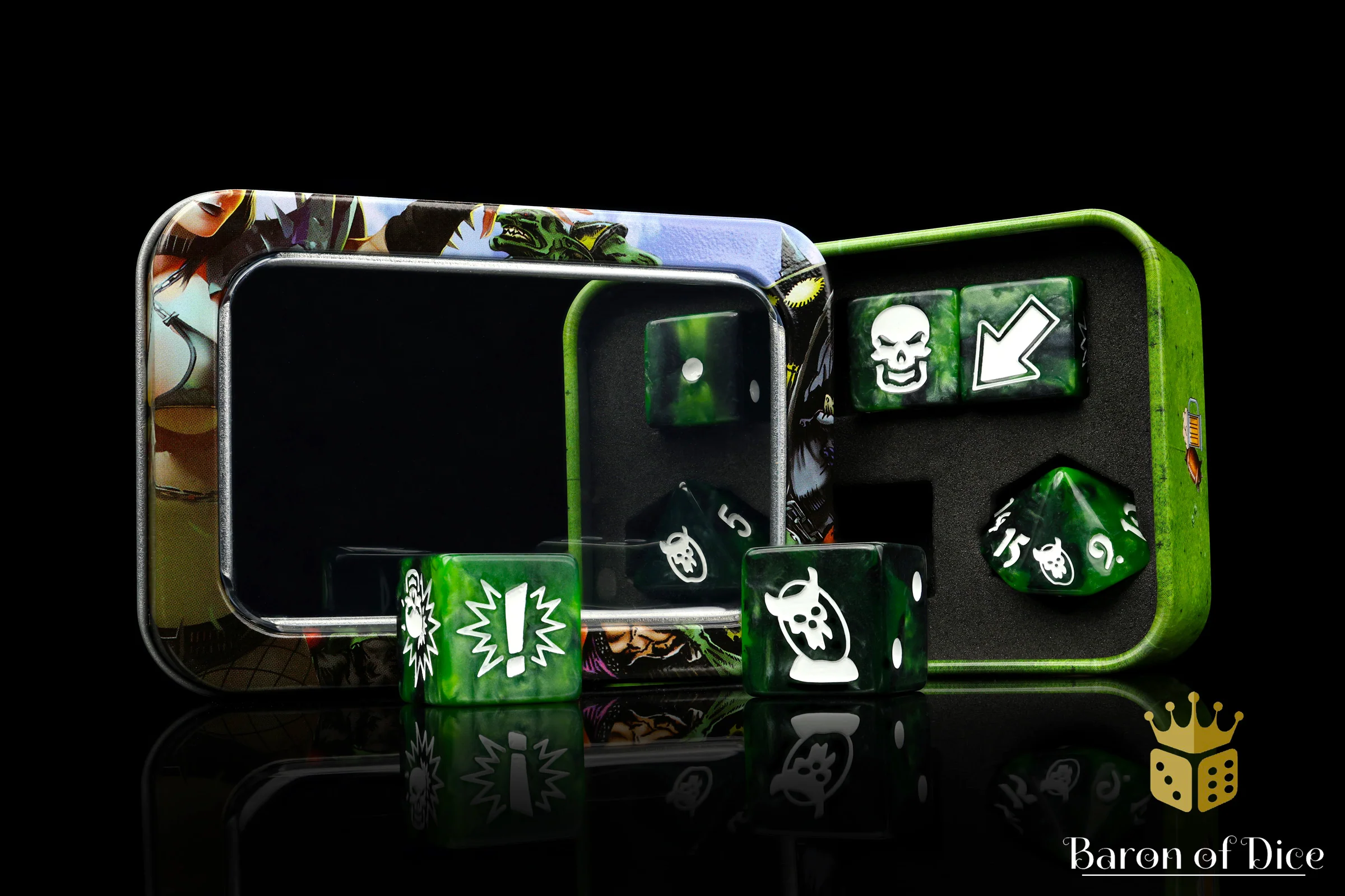 Warp Green - Bloody Football Dice (Set of 7) - Image 11